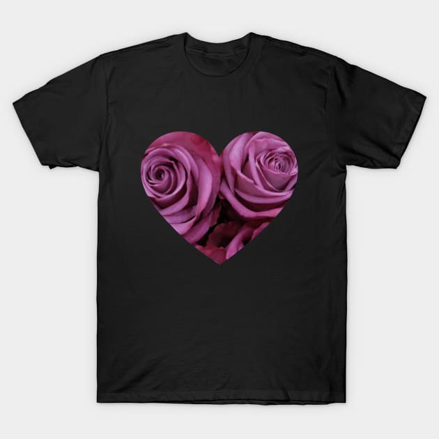 Heart of Roses T-Shirt by OVP Art&Design